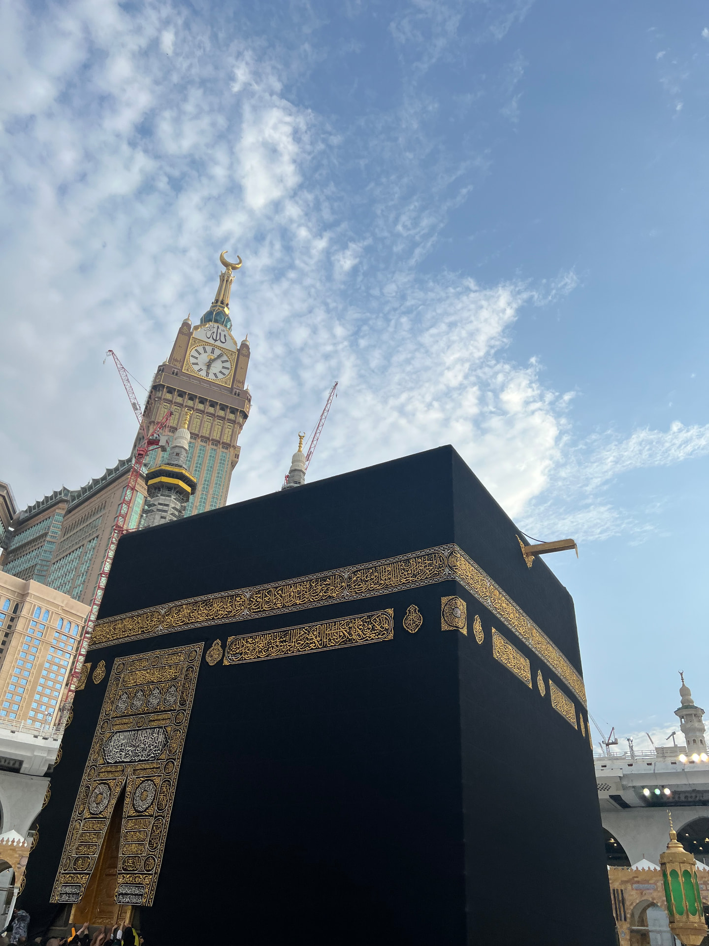 Kaaba med Ur-tårnet bak, Makkah